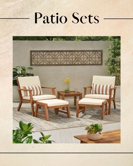 Check out the great patio sets at Target

Patio set, patio furniture, patio chair, outdoor furniture, patio couch, home, home decor, patio decor 

#LTKfamily #LTKSeasonal #LTKhome