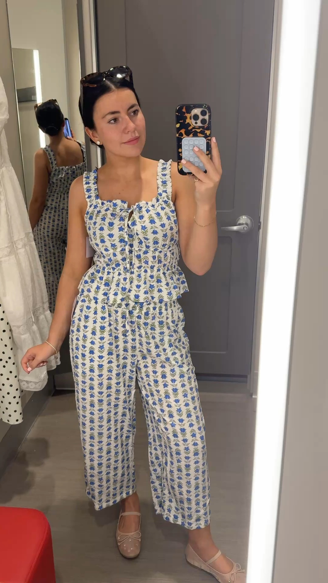 Target pjs but I’ll definitely be wearing these out of the house, so so cute! I went up a size in both the top and bottom