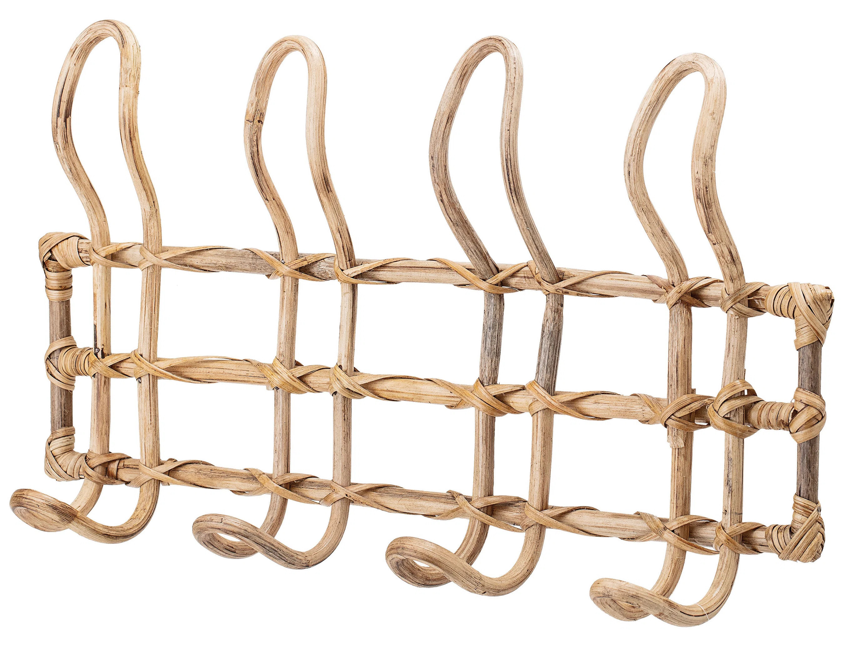 Parrish Rattan Wall Mounted Coat Rack | Wayfair North America