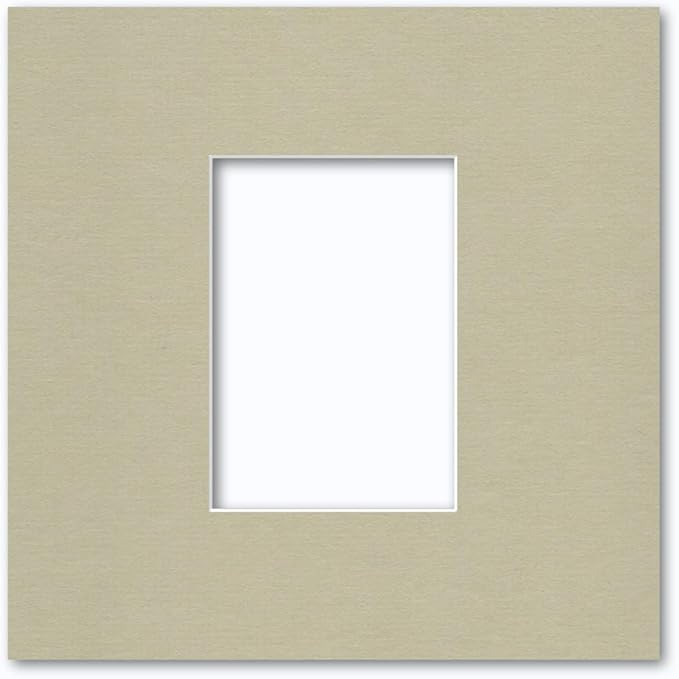12x12 Matting for 5x7 Photograph or Artwork 4-Ply Bevel Cut Acid Free Matboard for Picture framin... | Amazon (US)
