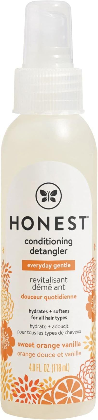 The Honest Company Conditioning Detangler, Sweet Orange Vanilla, 4 Fl. Oz. | Amazon (US)