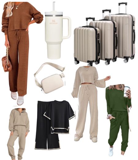 Christmas gift guide for the traveler in your life! Amazon lounge sets! Stanley cup! Belt bag! Luggage! Loungewear! Airport style! 

#LTKGiftGuide