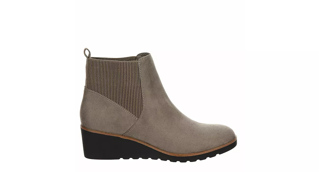 GREY LAUREN BLAKWELL Womens Ruby Wedge Boot | Rack Room Shoes