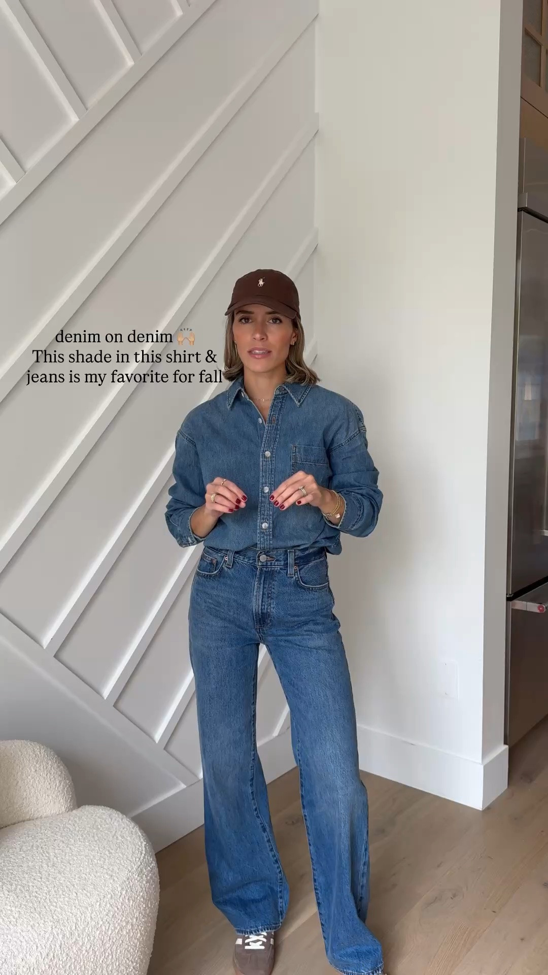 Denim top XS 
Jeans size 25

#LTKgrwm