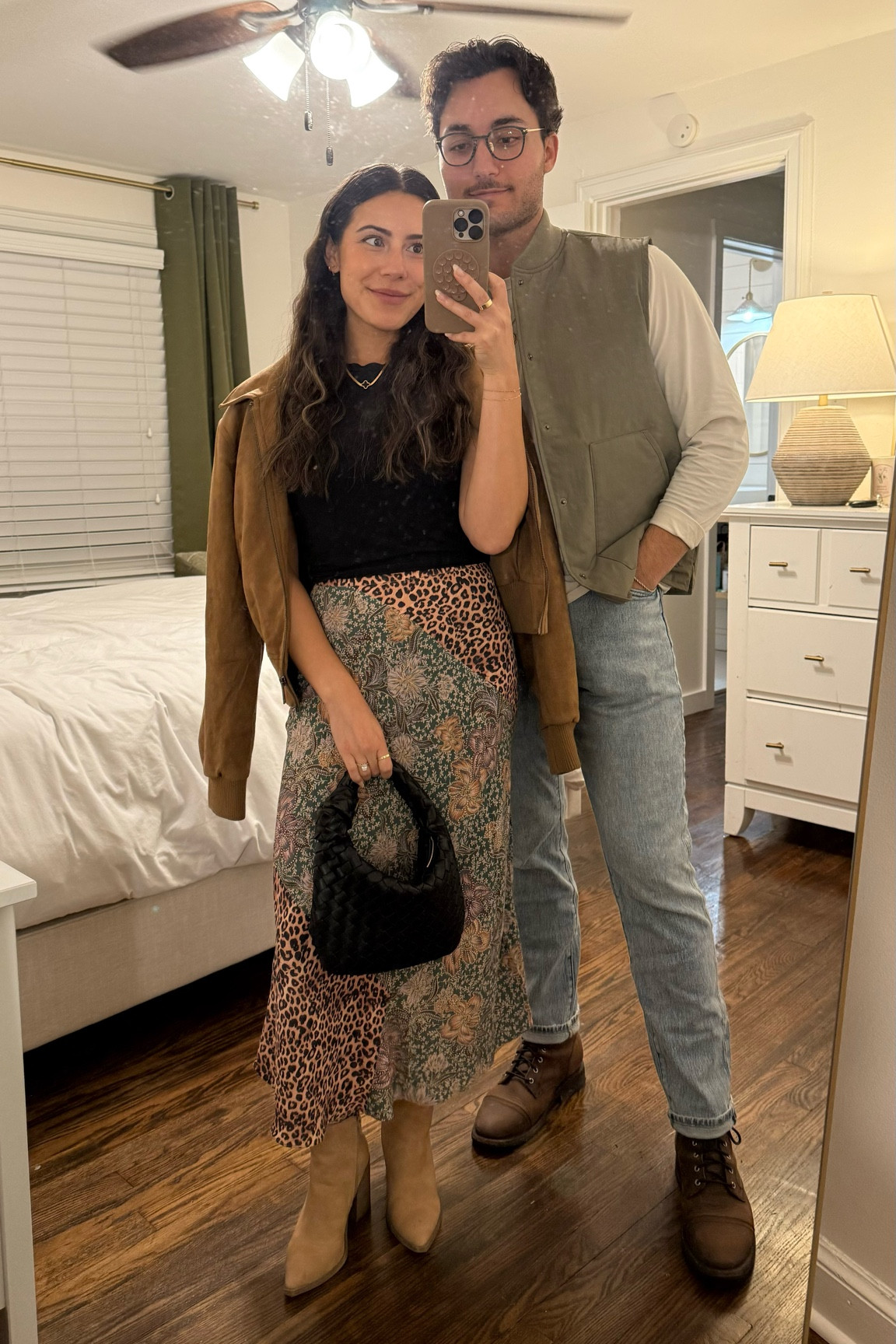 date night looks 🤎 

linking similar skirt & vest! 

date night ootd, couples ootd, fall fashion, fall style, date night fashion 

#LTKFindsUnder50 #LTKSeasonal #LTKStyleTip