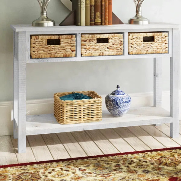 Doerr 43.25" Solid Wood Console Table | Wayfair North America