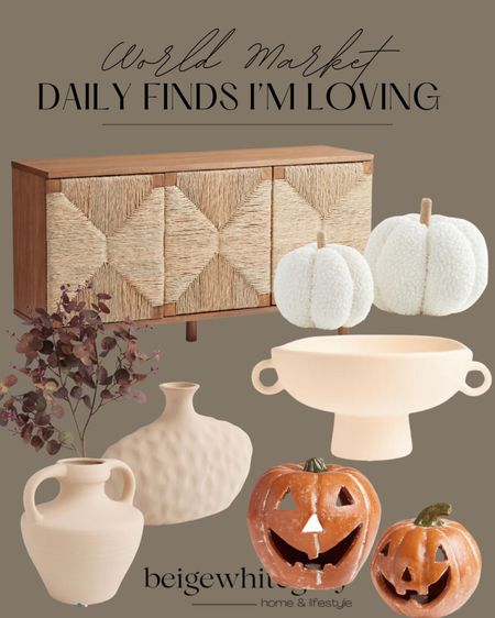 Fall is coming! And you can add the beautiful textures and colors of fall through this console, these beautiful vases and plum stems! And i also love these cute terracotta pumpkins! 

#LTKstyletip #LTKFind #LTKhome