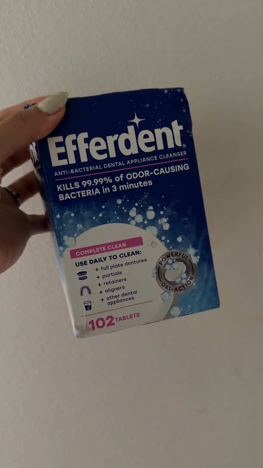 The only product you need to keep your retainers clean 🫧 Under $10 and will last you 3 months. Add to cart now!

#retainers #cleaningproducts #invisalign

#LTKvlog #LTKselfcare #LTKmorningroutine