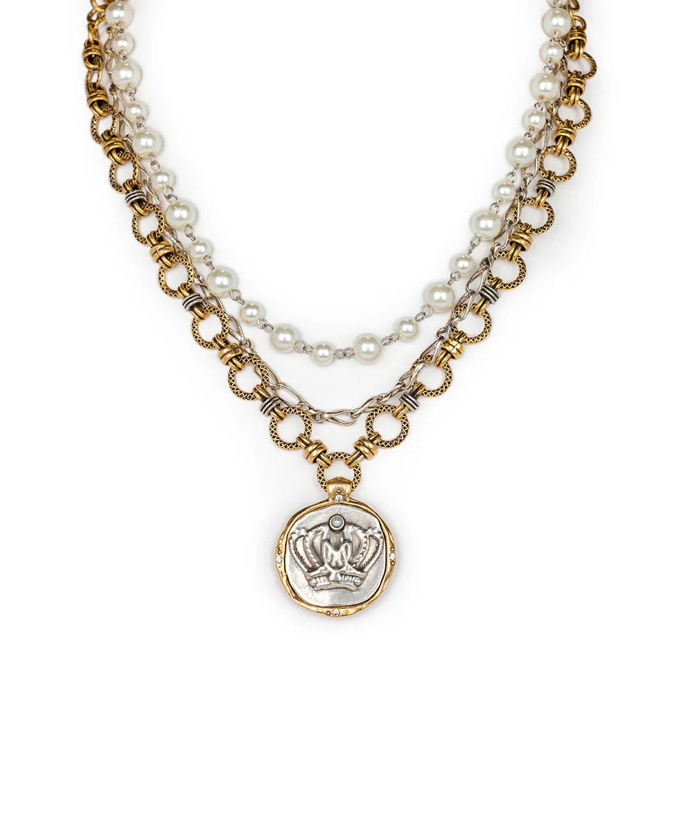 Crown Necklace - Coin | Patricia Nash Designs