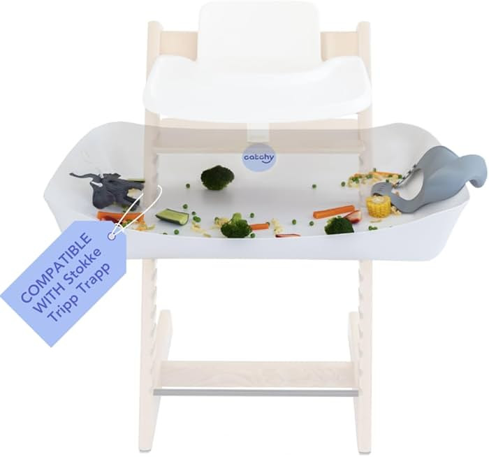 CATCHY - Food Catcher - Compatible with Stokke Tripp Trapp High Chair + 11 Other High Chairs - Hi... | Amazon (CA)