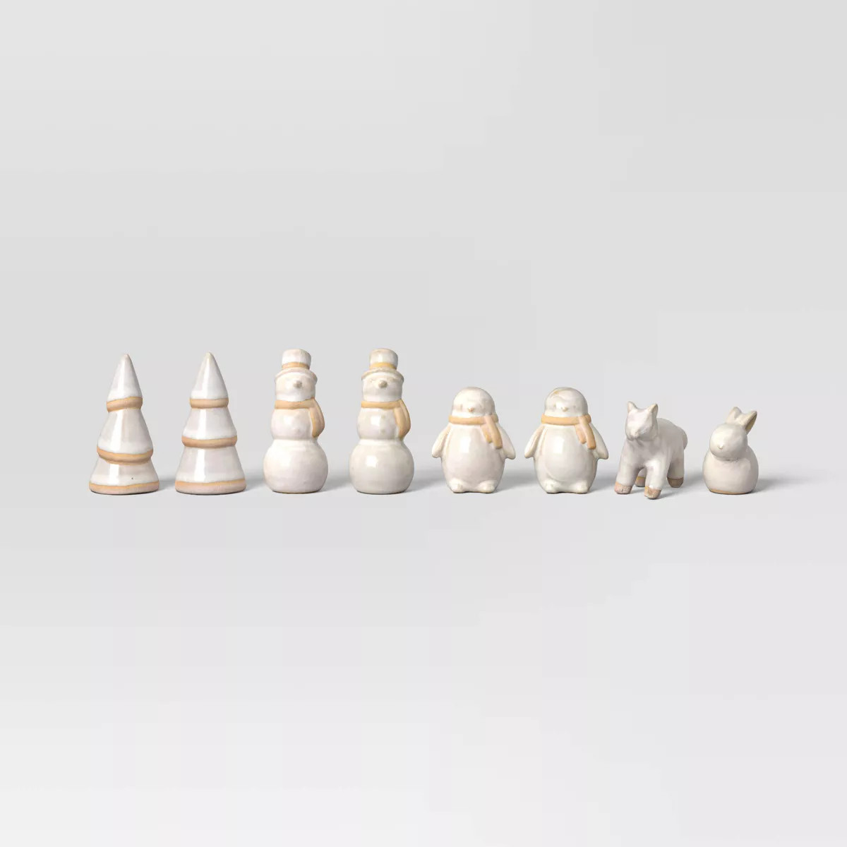 8pk Ceramic White Christmas Set - Wondershop™ | Target
