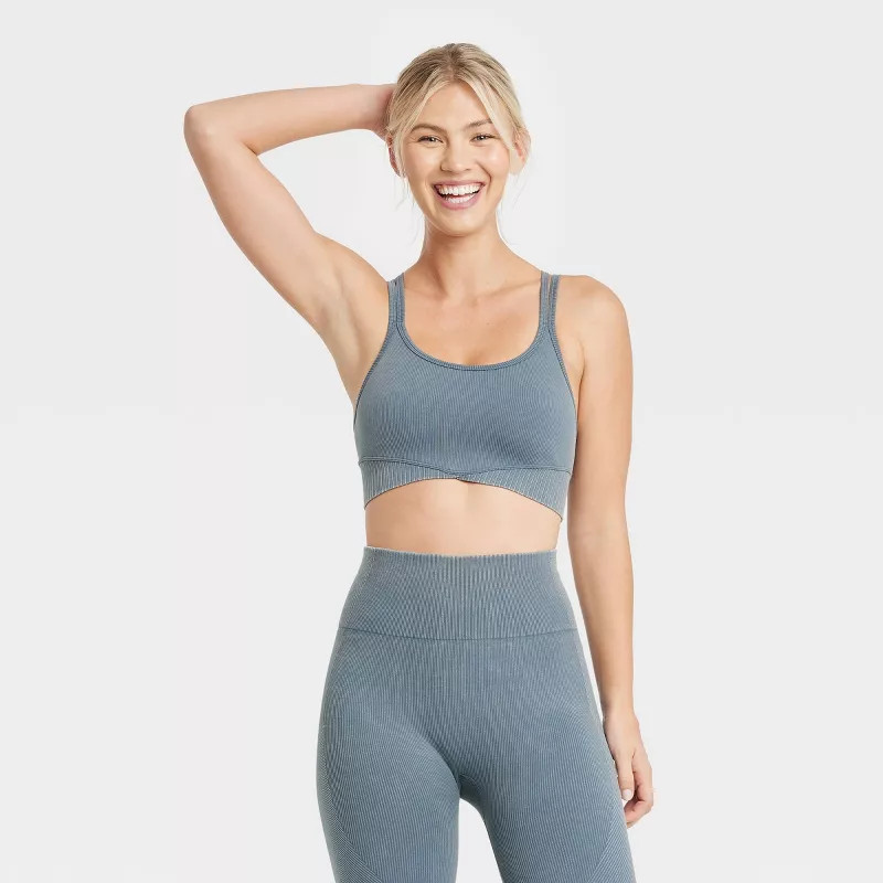 Women's Ribbed Seamless Bra - JoyLab™ | Target