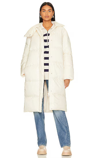 Marlon Puffer Coat in Ivory | Revolve Clothing (Global)
