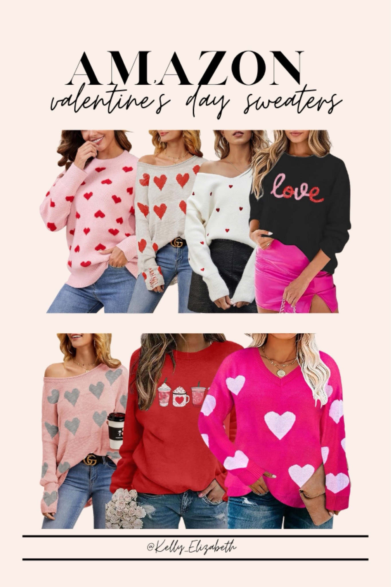 Valentine’s Day sweaters on Amazon 💗


Bday, Amazon fashion, heart sweater, love sweater 


#LTKSeasonal #LTKMidsize #LTKFindsUnder50