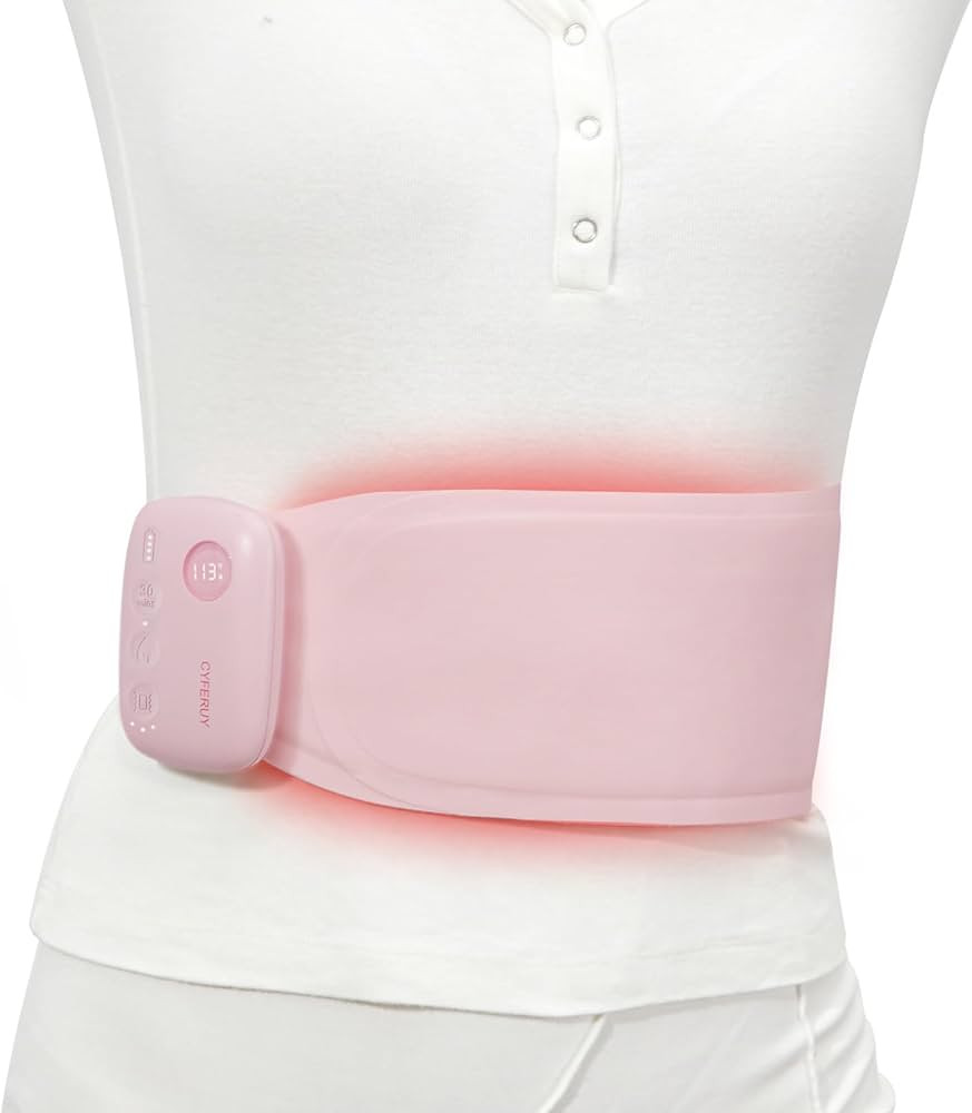 Portable Cordless Heating Pad with 3 Heat Levels and 3 Massage Modes，Menstrual Heating Pad for ... | Amazon (US)