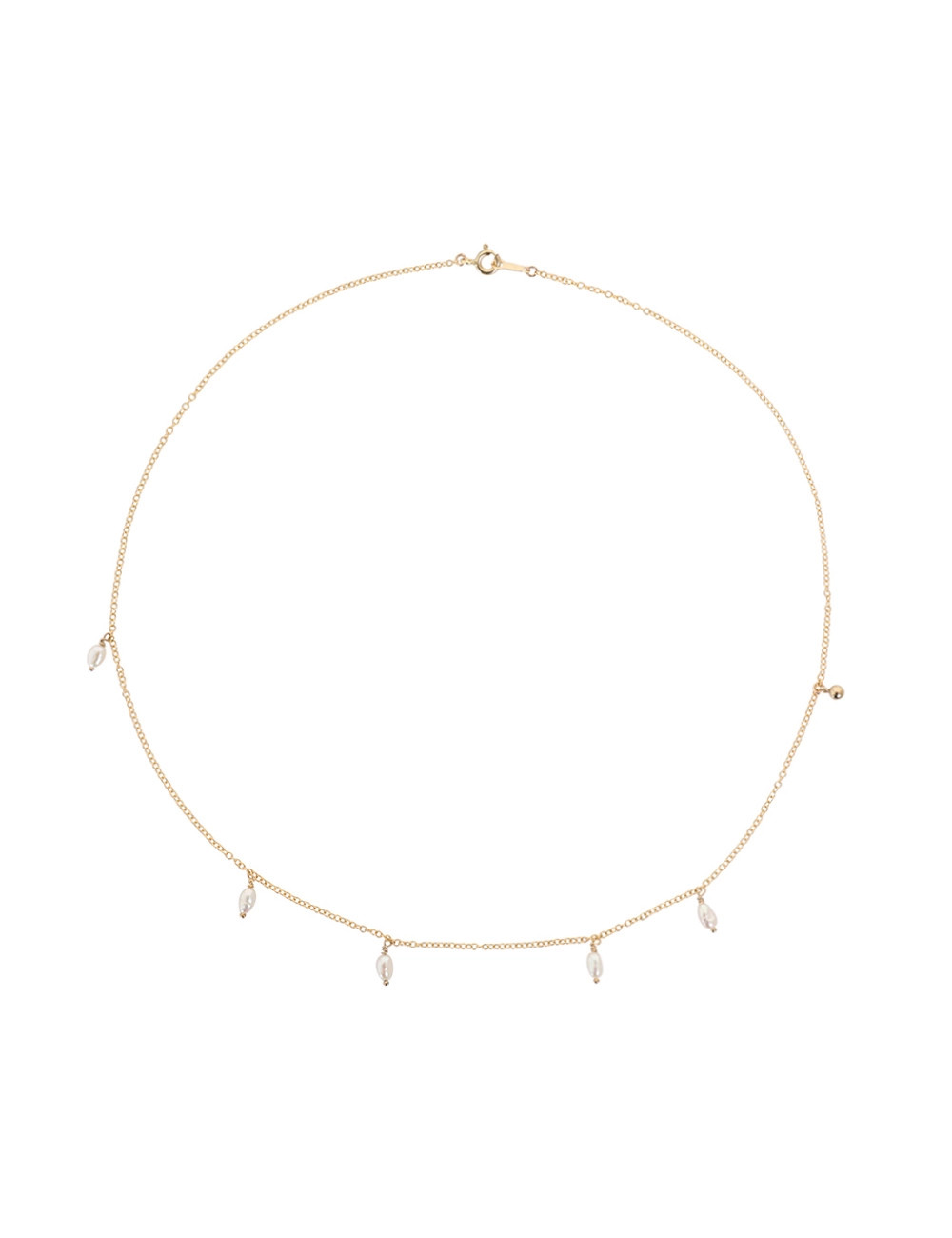 Jewellery-Pearl Drops Necklace-Gold-ONE SIZE-Zimmermann | ZIMMERMANN (US, CA, EU, MENA)