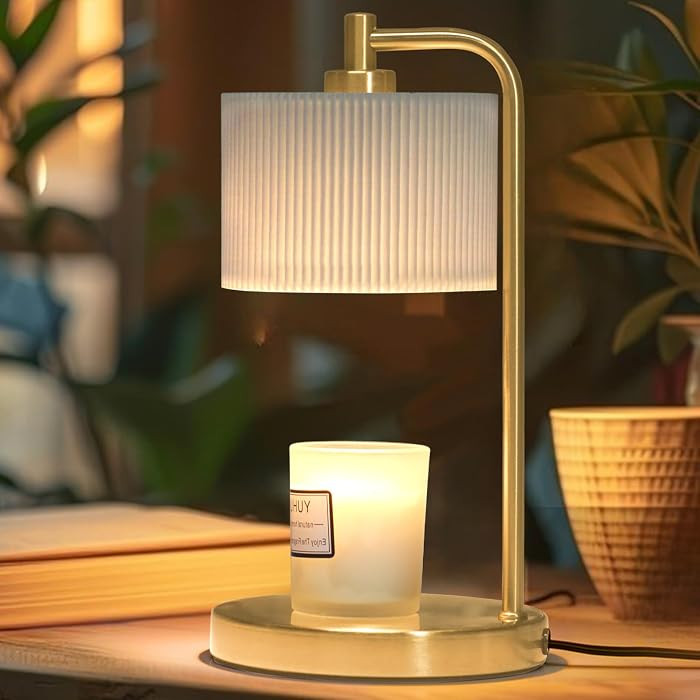 NITOWOLF Candle Warmer Lamp with Timer, Dimmable Wax Warmer Lamp Candle Lamp for Scented Candles ... | Amazon (US)