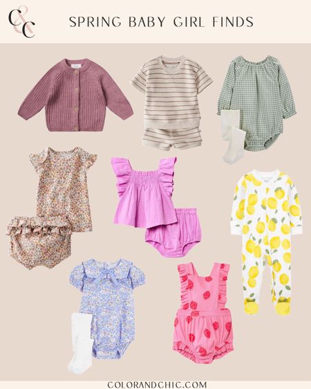 Baby girl spring finds from target! I love the patterns, colors, and styles 

#LTKstyletip #LTKSeasonal #LTKbaby