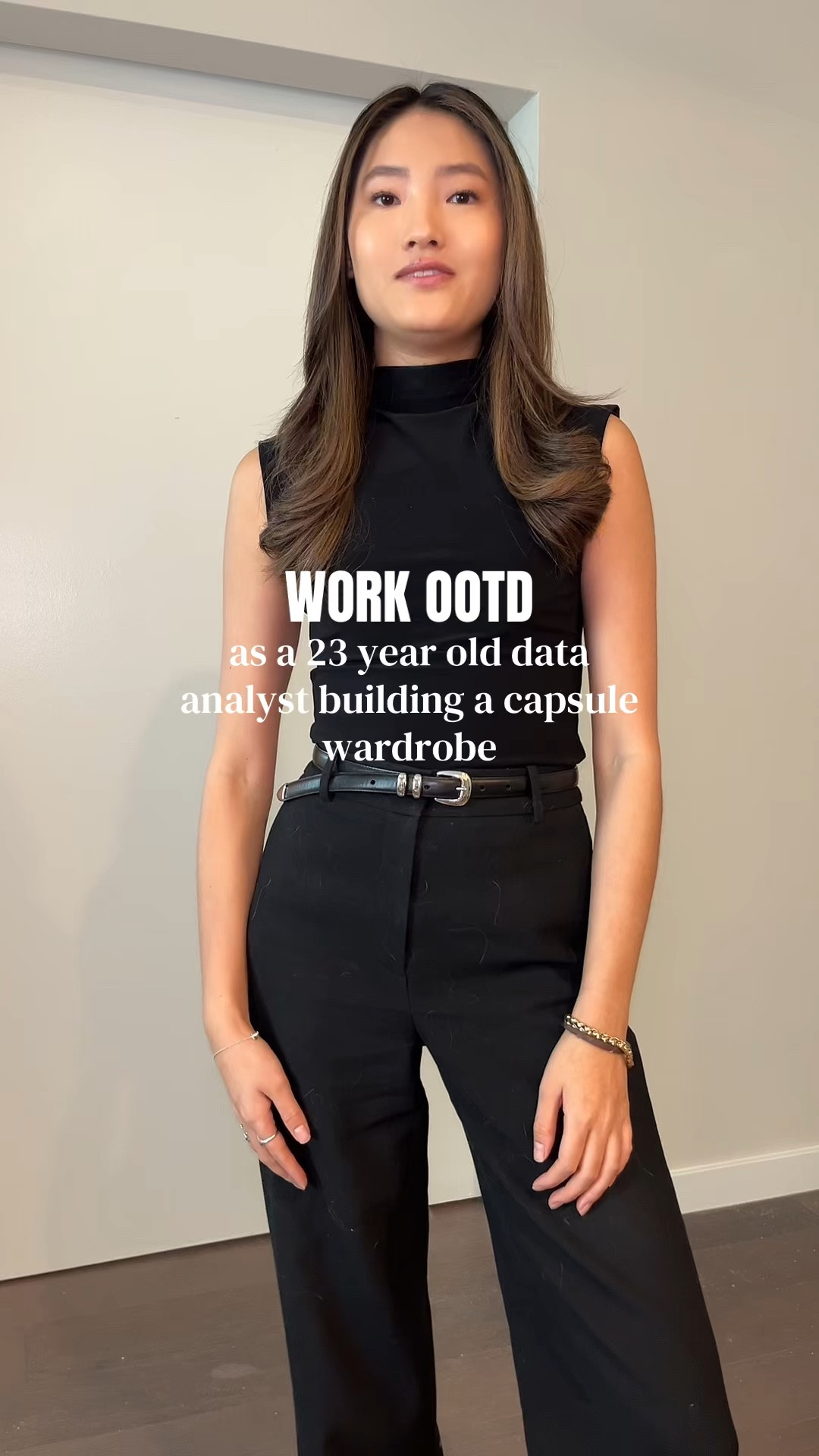 spring office ootd @Aritzia 

#officeootd #corporateoutfits #officeoutfits #officewear #workwearinspo spring workwear, spring work ootd, work outfit, monochrome office outfit, botanist top, agency pants, legendary belt 

#LTKootd #LTKgrwm #LTKWorkwear
