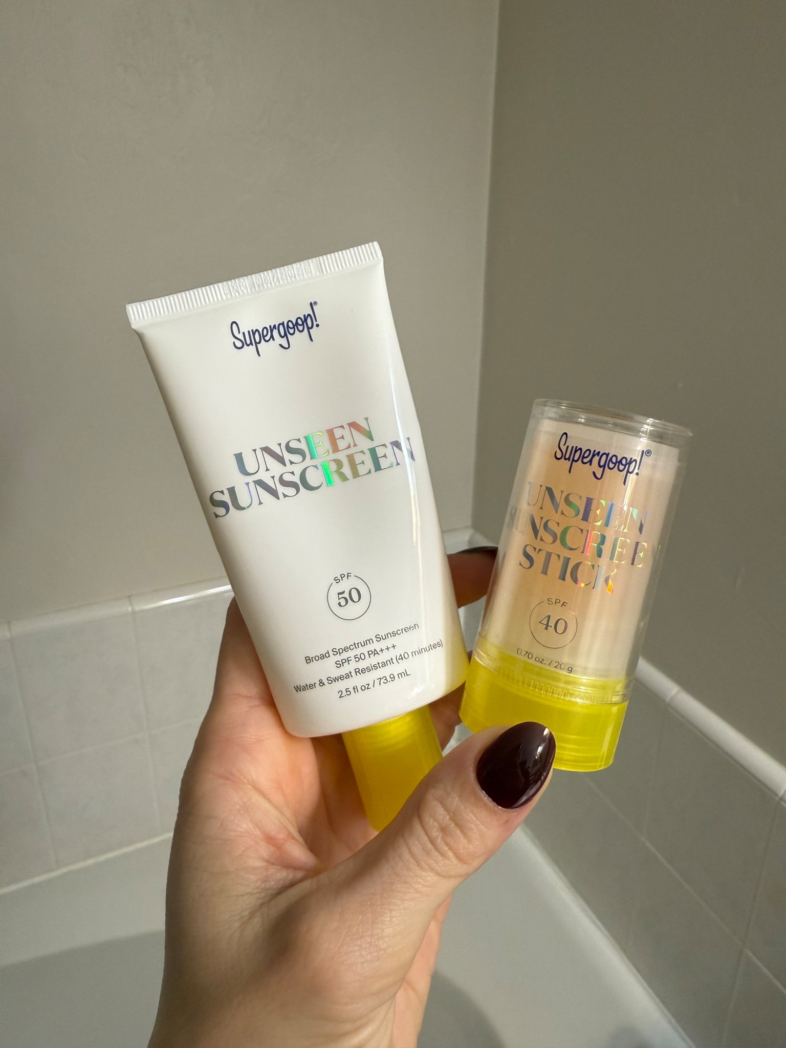 Been using the sunscreen on the left for years but it now comes in a roll on stick and I’m obsessed! Great to throw in your bag for travel  

#LTKBeauty #LTKCyberWeek #LTKGiftGuide 

#LTKGiftGuide #LTKBeauty #LTKCyberWeek