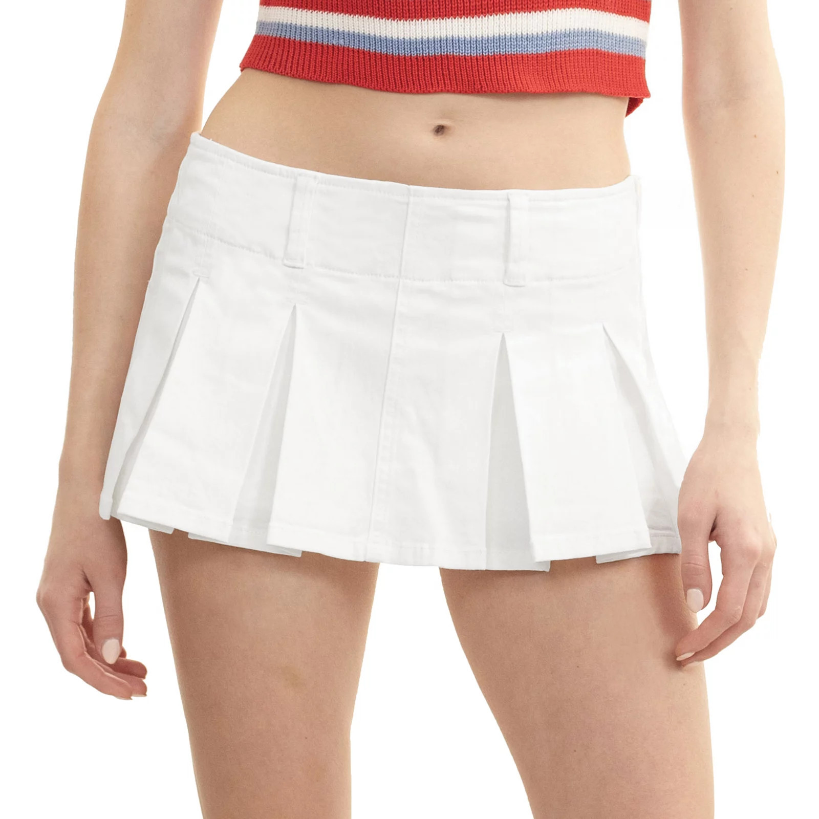 Juniors' madden girl Mini Pleated Skort, Girl's, Size: Small, White | Kohl's