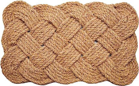 Iron Gate - Natural Jute Rope Woven Doormat 18x30 - Single Pack - 100% All Natural Fibers - Eco-F... | Amazon (US)