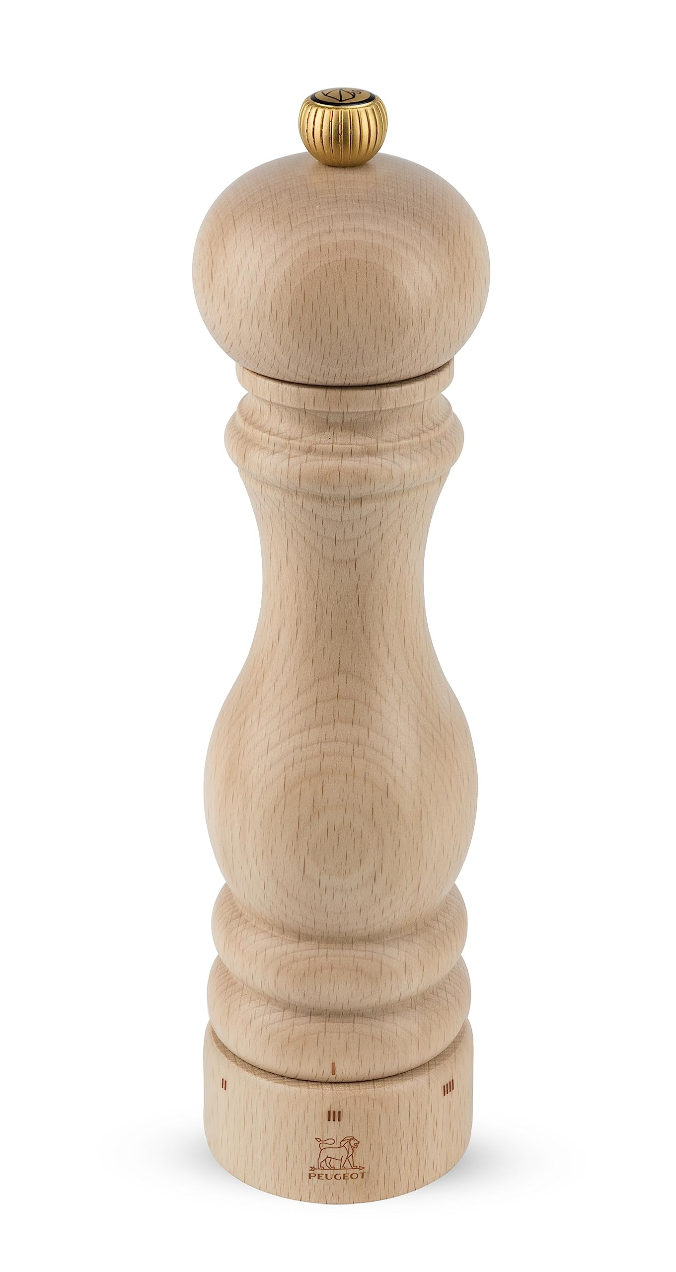 Peugeot - Paris u'Select Manual Pepper Mill - Adjustable Grinder - Beechwood, Natural | Amazon (US)