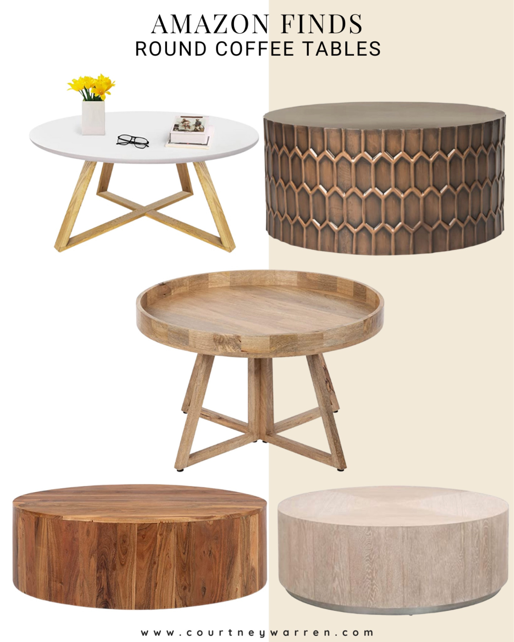 Amazon home finds: round coffee tables

Amazon home
Amazon finds 
Round coffee table 

#LTKhome #LTKSeasonal #LTKunder100