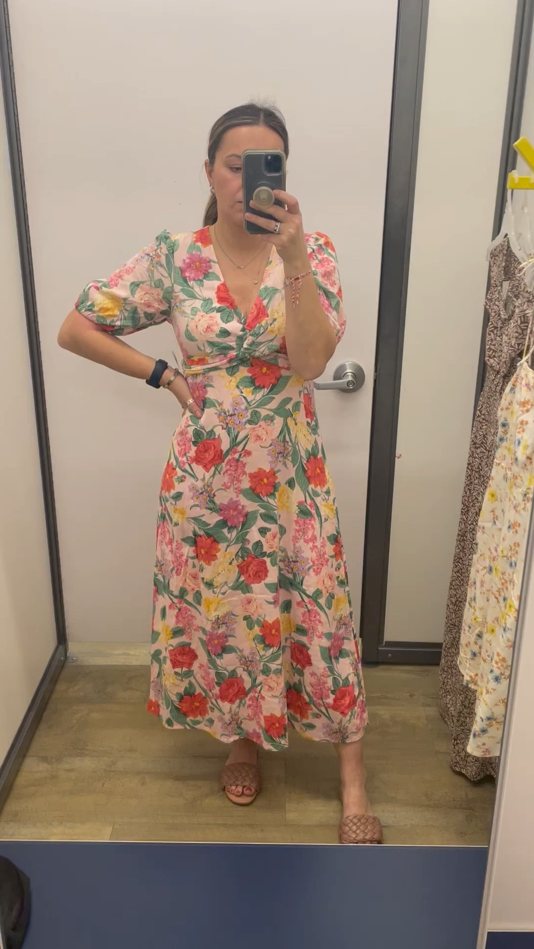 Floral Linen-Blend Twist-Front Maxi Dress
Wearing XS

#LTKstyletip #LTKsalealert #LTKunder50