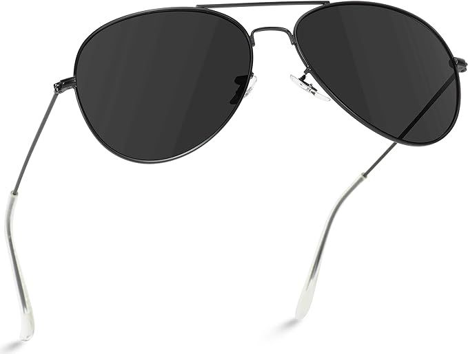 WearMe Pro - Polarized Metal Frame Pilot Style Aviator Sunglasses | Amazon (US)