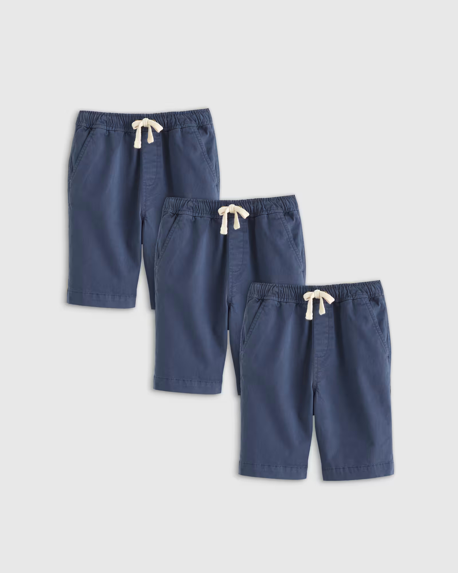 Navy Organic Cotton Stretch Chino Shorts 3-Pack | Quince