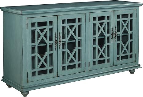 Martin Svensson Home Jules 63" TV Stand, Teal | Amazon (US)