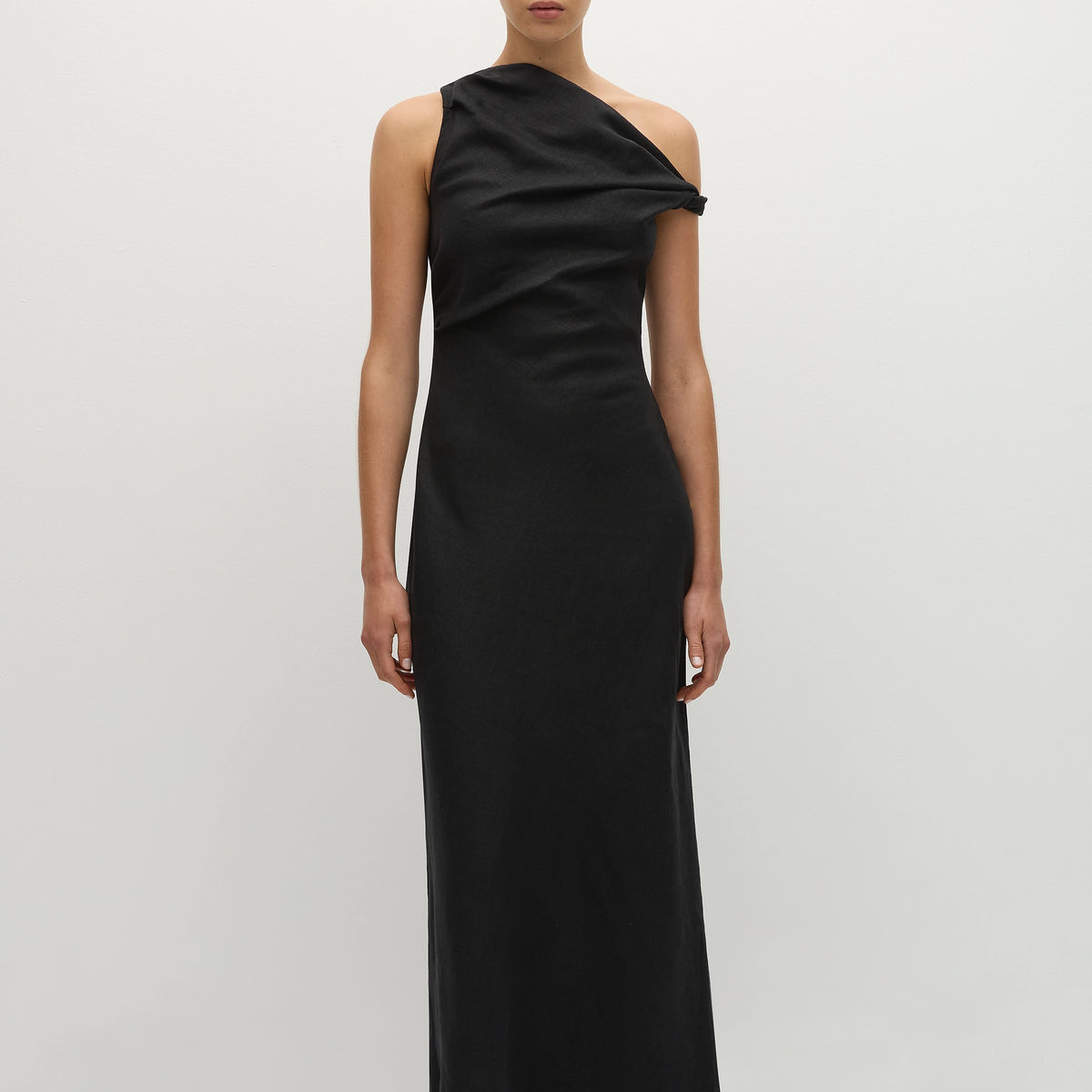 Suis Midi Dress Black | Faithfull (AU)