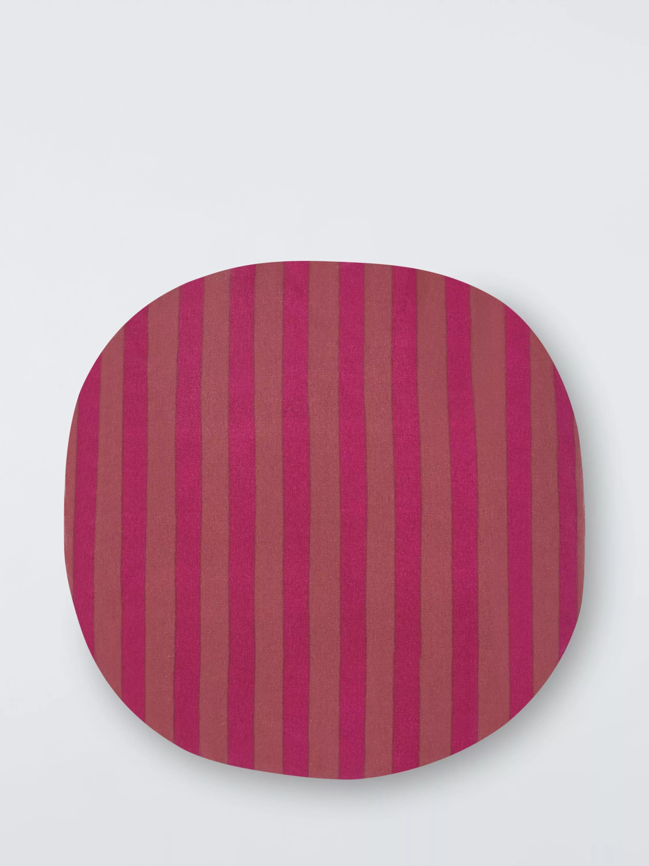 John Lewis Striped Round Indoor/Outdoor Cushion, Purple/Multi | John Lewis (UK)
