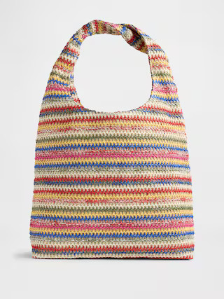 Slouchy Straw Tote Bag | Gap (US)