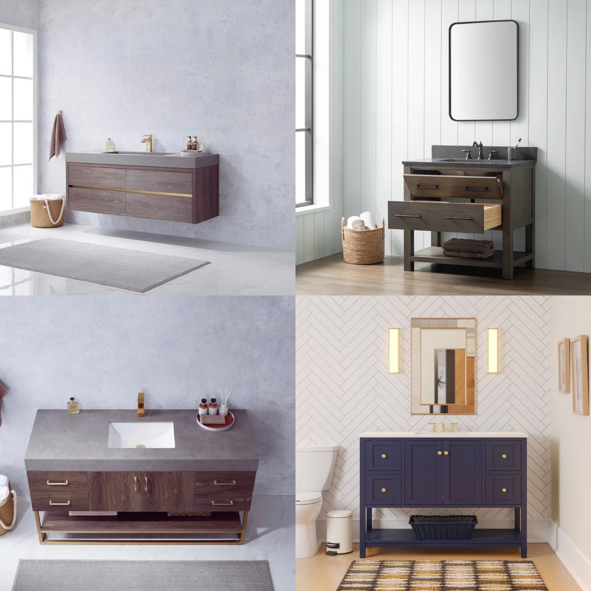 Chic and modern bath vanities with a lit of storage for your mid-year refresh. #Wayfair’s5DaysDeals

#LTKsalealert #LTKFind #LTKhome
