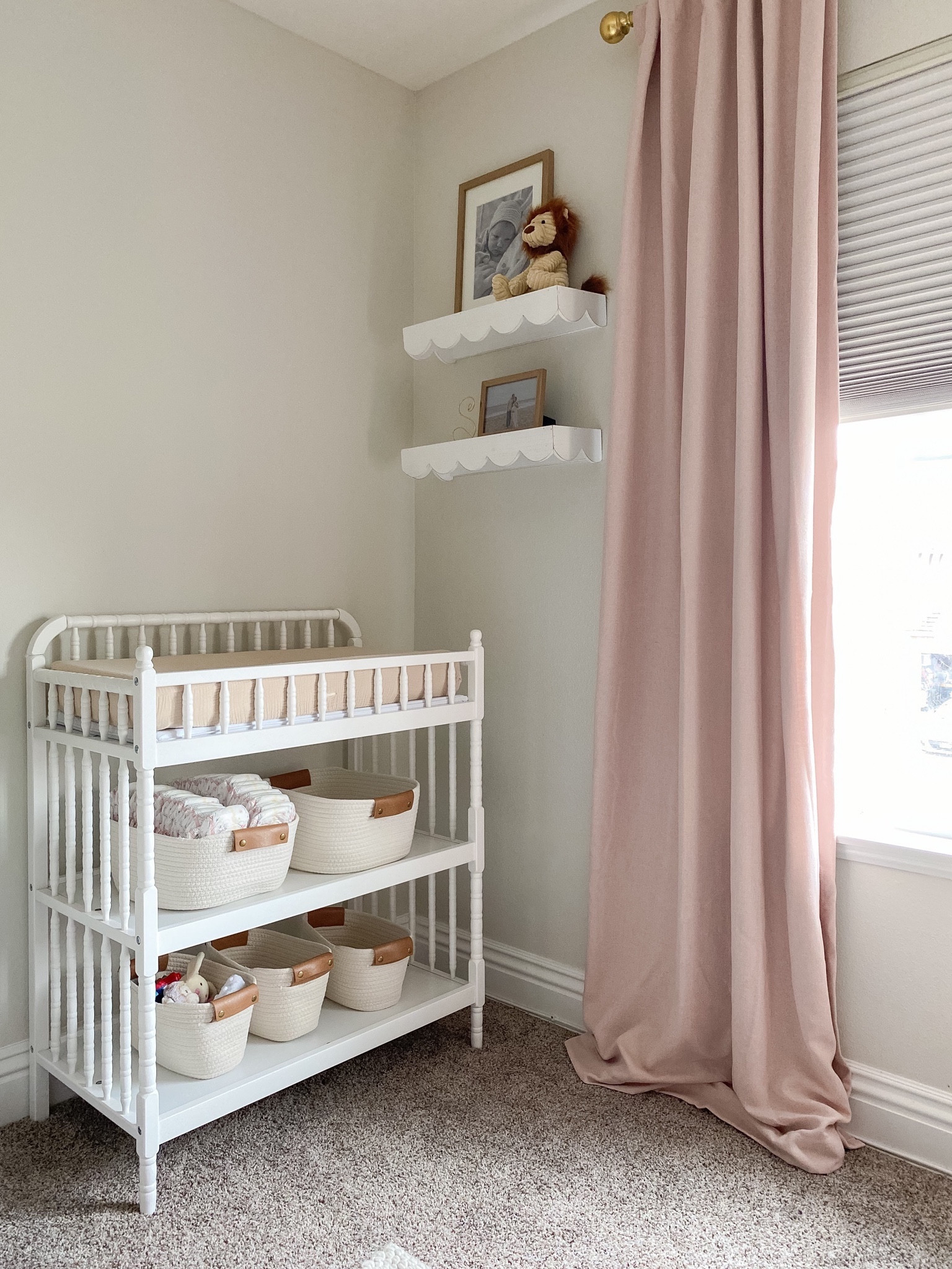 Baby girl room changing table 

#LTKbump #LTKbaby #LTKhome
