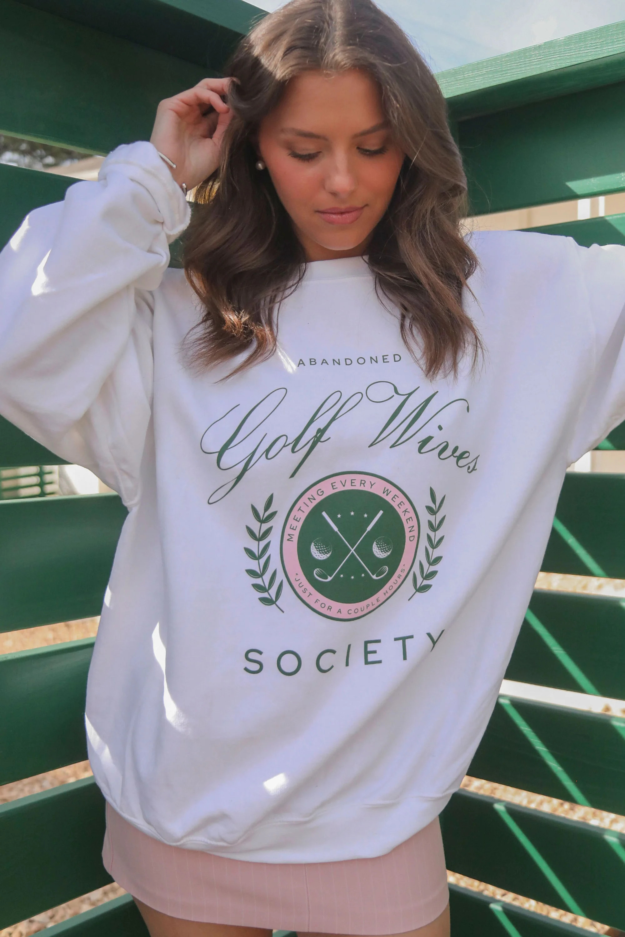 friday + saturday: golf wives sweatshirt | RIFFRAFF