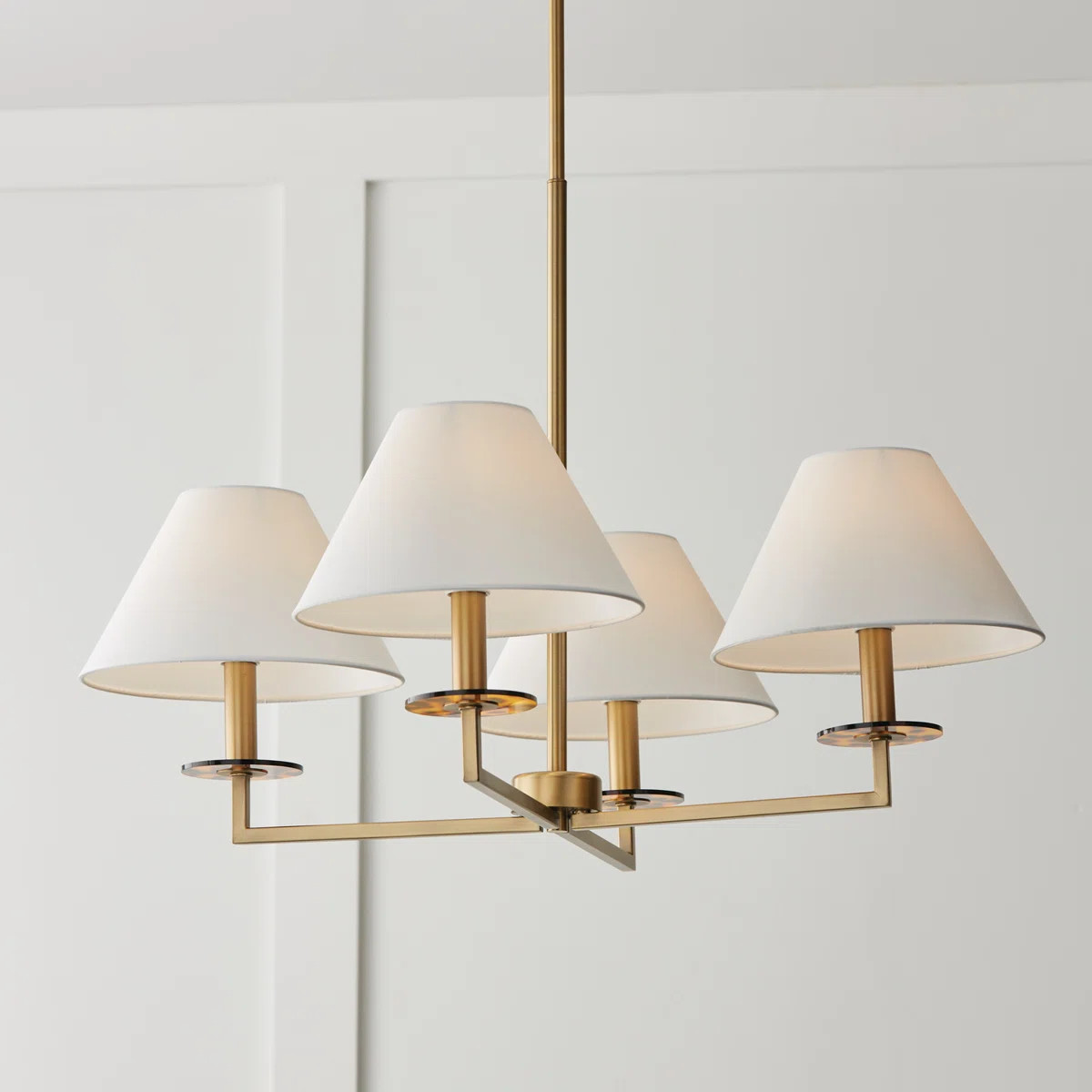 Capital Lighting Gilda 4 - Light Dimmable Shaded / Spider Chandelier | Wayfair | Wayfair North America