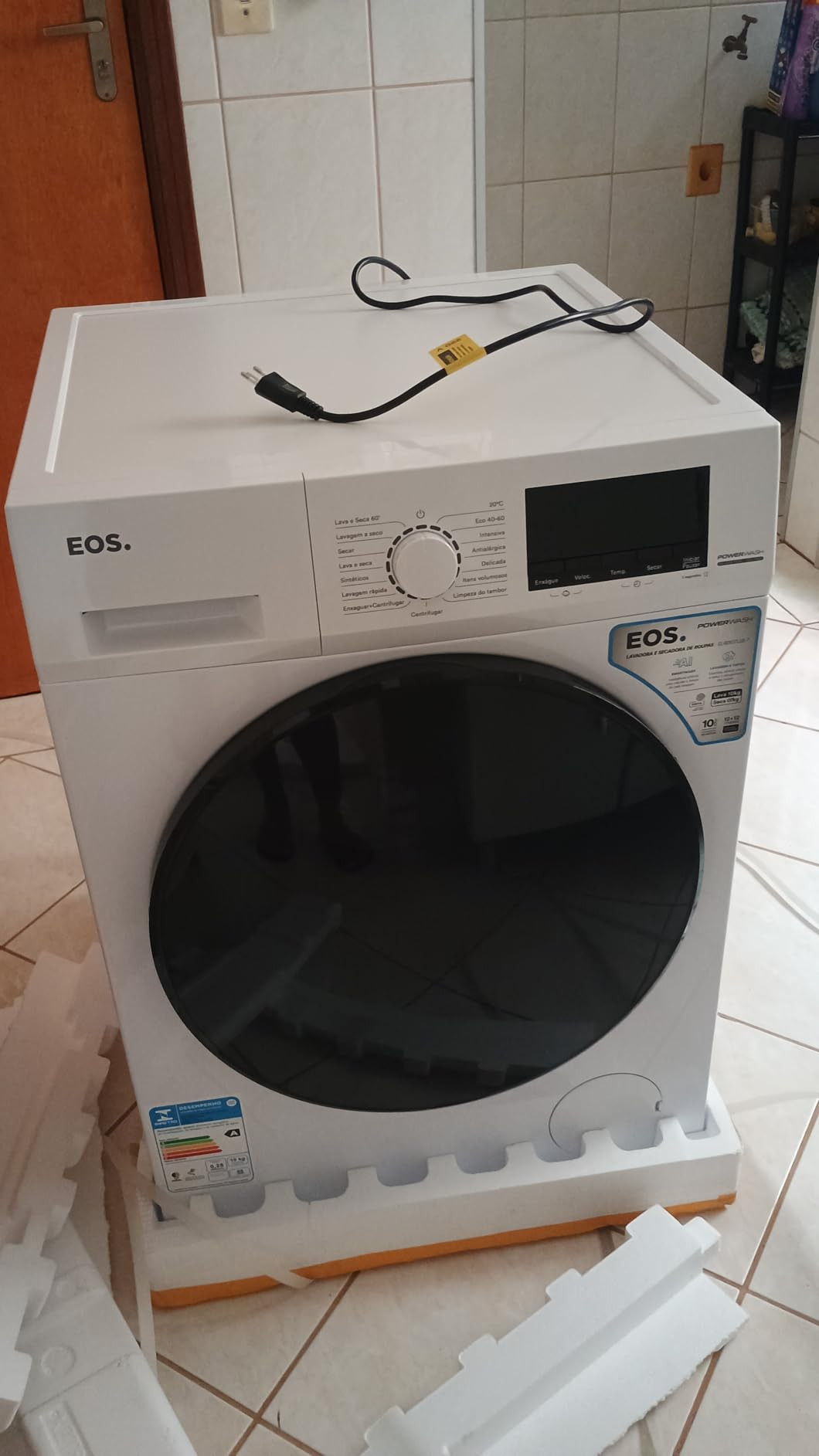 Lava e Seca Eos 10,1kg Power Wash Titanium Elr2107lst 220v | Amazon (BR)