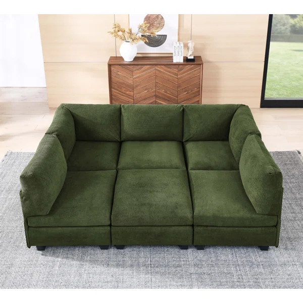 6 - Piece Upholstered Sectional | Wayfair North America