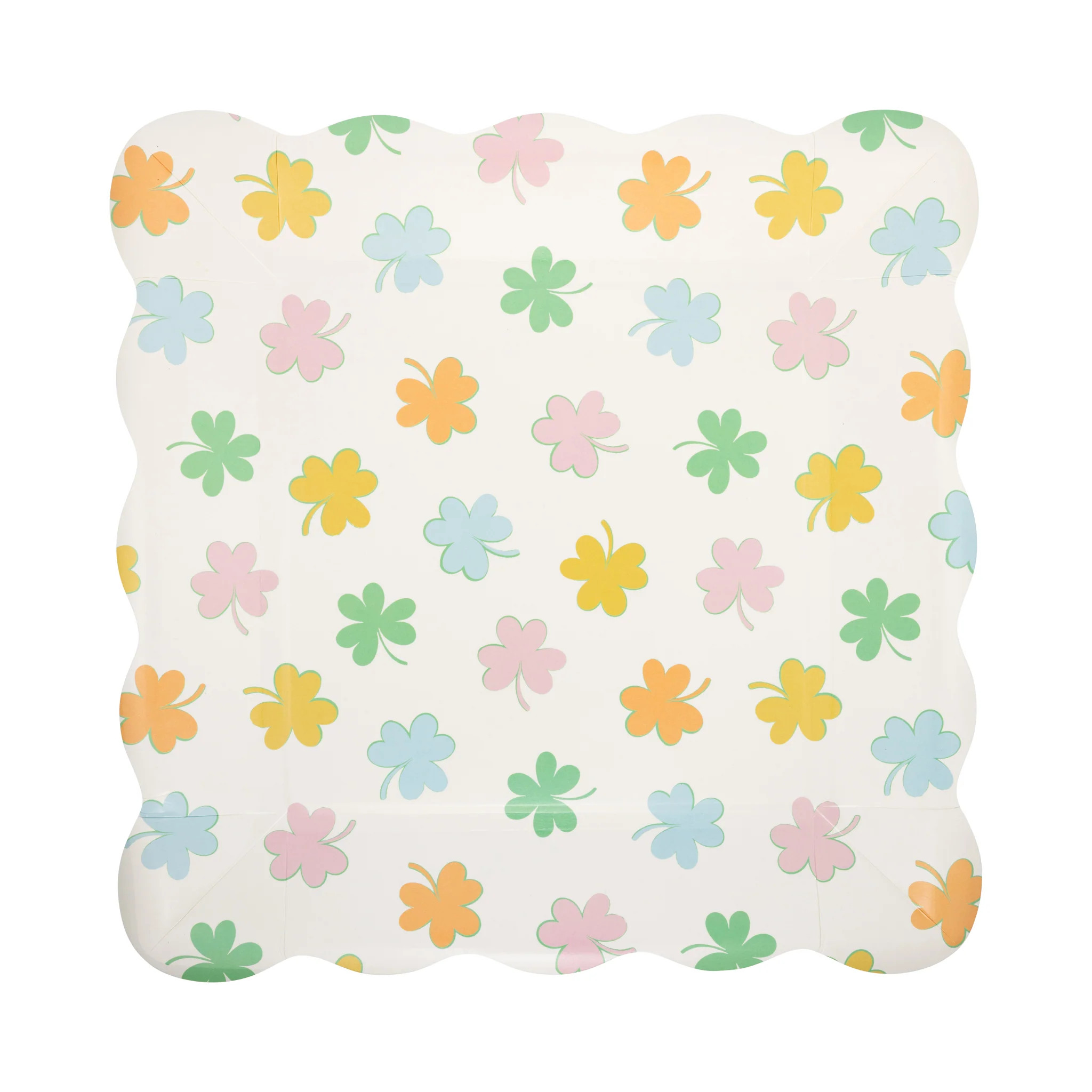Pastel Shamrock Plate | My Mind's Eye