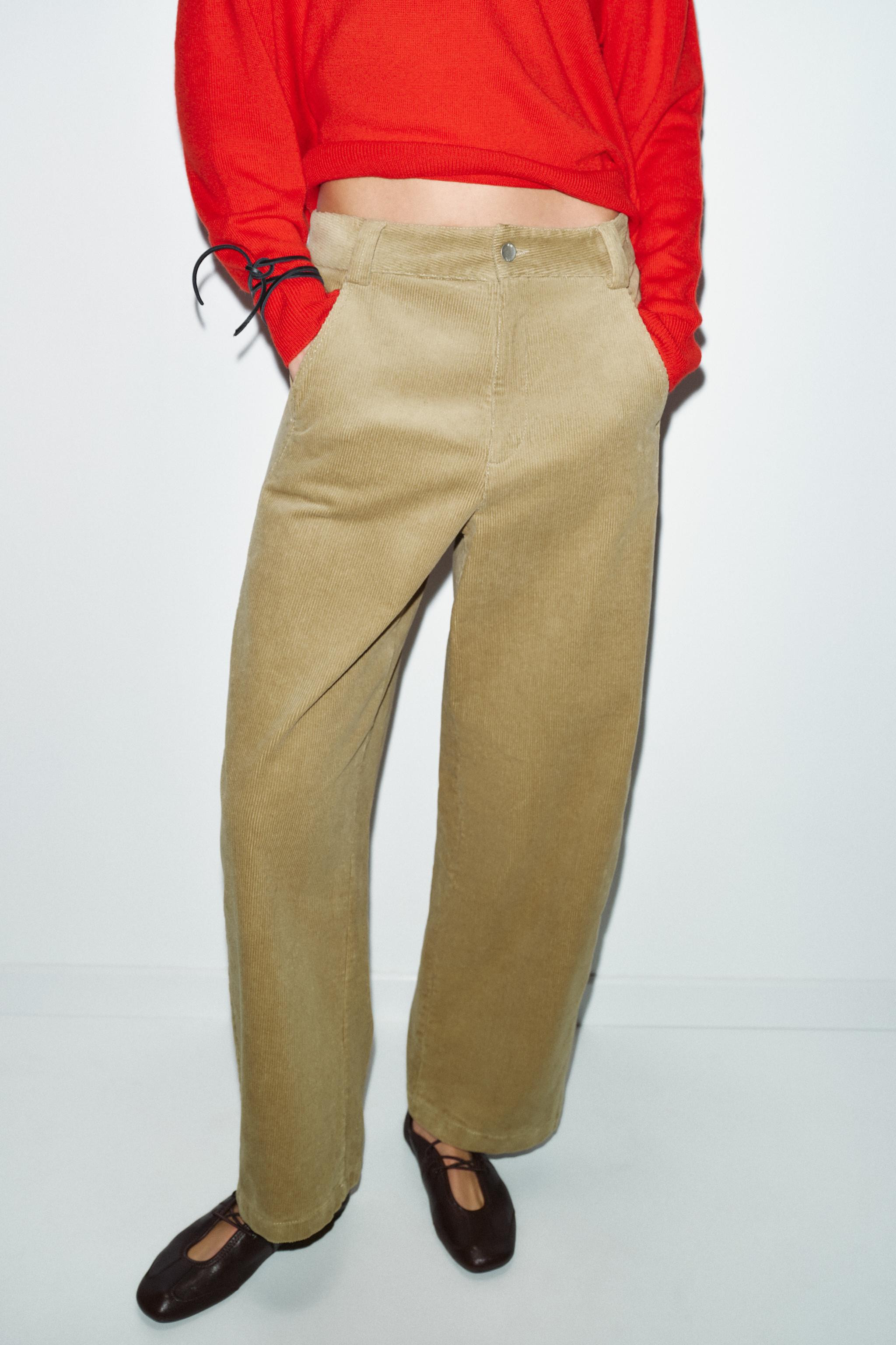 BARREL CORDUROY TROUSERS | Zara IT