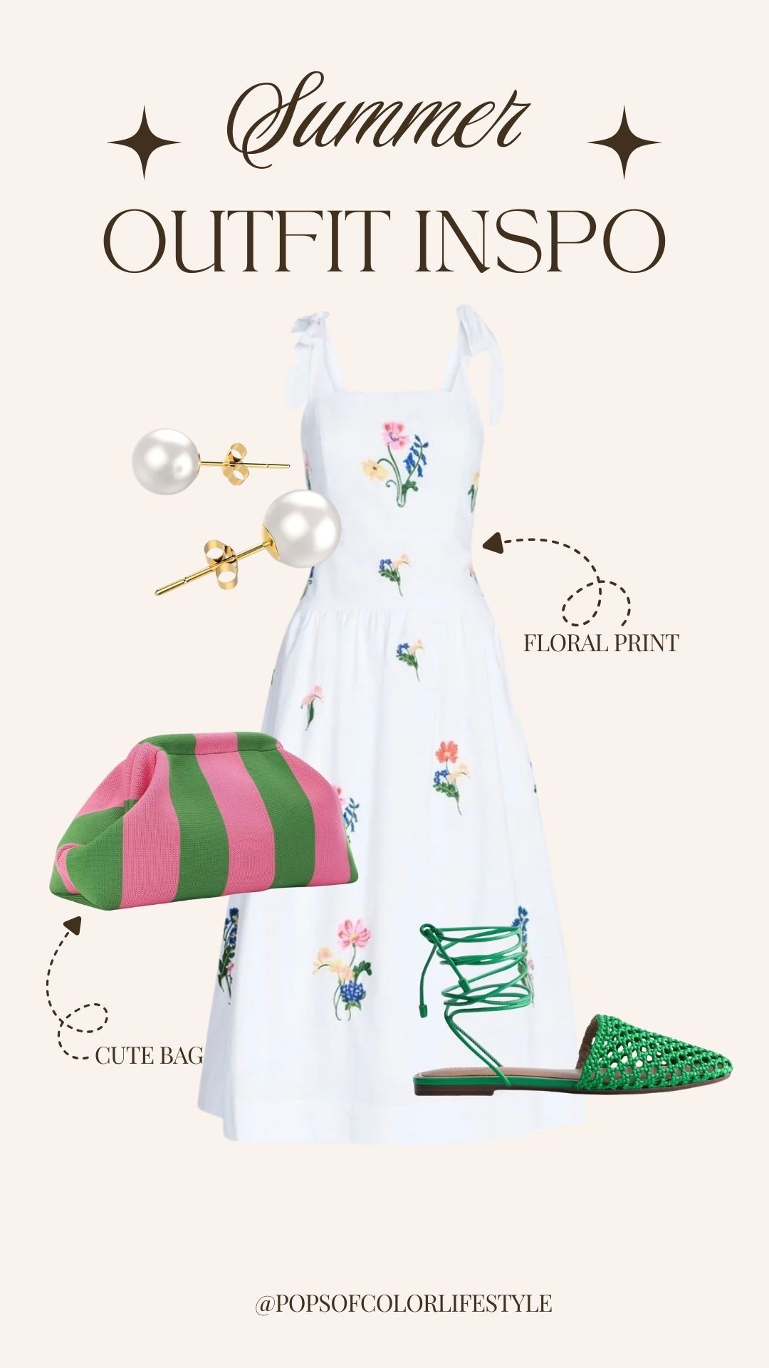 Summer outfit inspo with pops of pink and green

#LTKSeasonal #LTKPetite #LTKMidsize