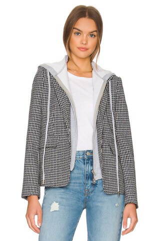 Central Park West Clarke Dickie Blazer in Blue & White from Revolve.com | Revolve Clothing (Global)
