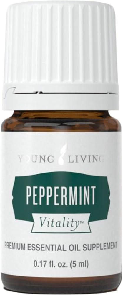 Peppermint Vitality Essential Oil by Young Living - 100% Pure, Peppermint Oil for Culinary Use - ... | Amazon (US)