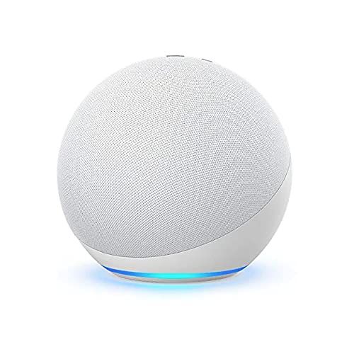 Echo (4th Gen) | With premium sound, smart home hub, and Alexa | Glacier White | Amazon (US)