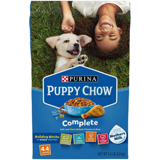 Purina Puppy Chow with Real Chicken & Rice Complete Dry Dog Food | Target