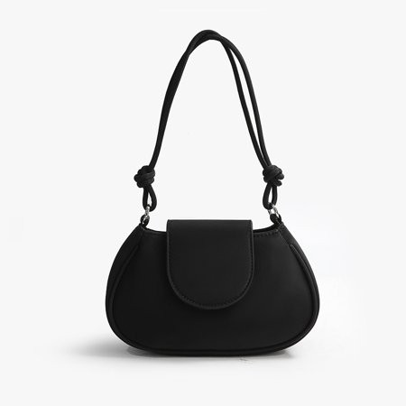 Toyella Ladies Oval Underarm Saddle Shoulder Bag Black | Walmart (US)