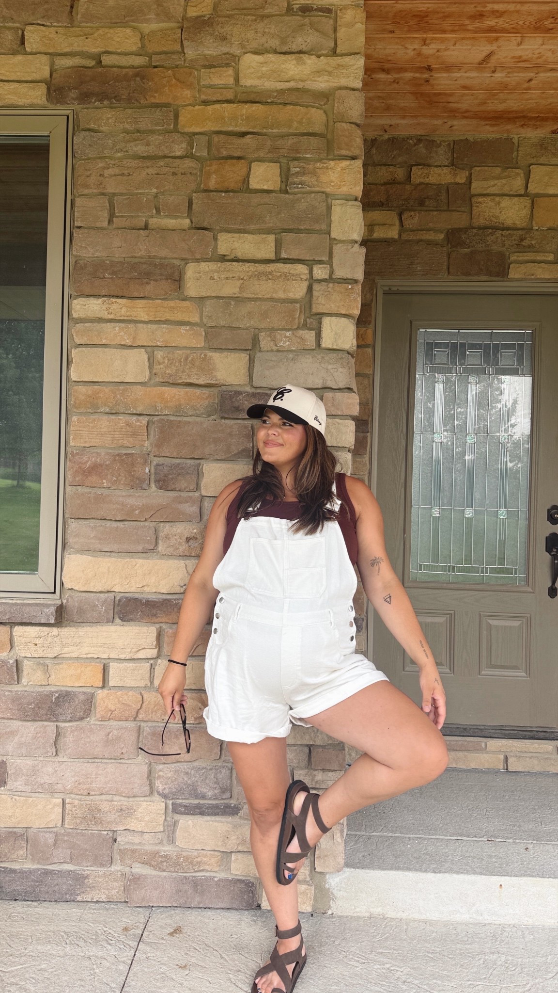 Casual summer midsize and maternity outfit! Everything from Amazon 🤍 mom approved!

Overalls size xl
Tank top size large
Wrap sandals tts
Trucker cap custom!

#midsize #maternity #mom #bumpstyle #amazon #summer 

#LTKFindsUnder50 #LTKMidsize #LTKBump